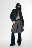 Kate shirring short windbreaker jumper
