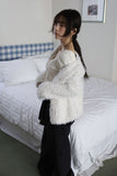 Fluffy Mongle Fur Cardigan