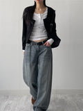 Watts U-Neck Tweed Jacket