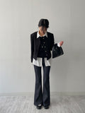 Bena Boucle No Collar Short Jacket