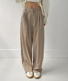 Shes Stripe Two-Tuck Wide Slacks