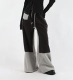 Picky color matching fleece pants