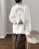 Brion Net Balloon Knit