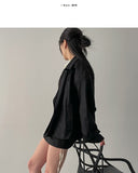 Seller Suede Overfit Trench Jacket