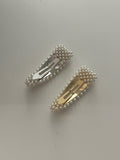 Pearl Tick Tock Big Hairpin