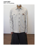 Patch Work Shirt Jacket