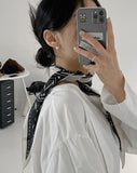 Paisley color matching scarf
