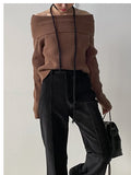 Picky Ribbed Off-Shoulder Knit