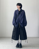 Drop Strap Bermuda Pants