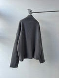 Two-way High-neck Zip-up Knit