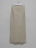 Wear Wool High Waist Long Skirt