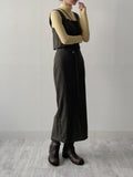 Marvel Stripe Belted H-Line Skirt
