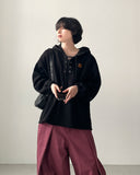 Mori Eyelet Hood Knit