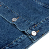 Vintage Non Collar Denim Jacket