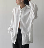 Dolman Pleated Loose Fit Blouse