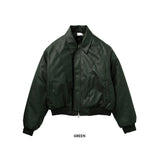 Curve Incision Crop Leather Padding