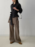 Dia Frill Wrap Blouse