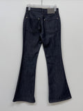 [non-fade] Selvedge Pin Tuck Long Bootcut Denim Pants