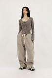 Force side pocket brushed pants