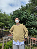 Two-way Mix Knit Zip-up