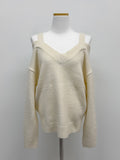 Love Strap Off Shoulder Knit