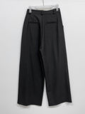 Hira Striped Wool Wide Slacks