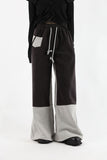 Picky color matching fleece pants