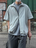 Two-way Nylon Half Zip-up