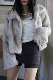 Heidi mix fur jacket