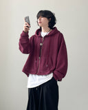 Love One Crop Hood Zip-Up