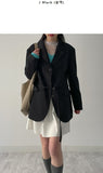 Bonnie Belted Single Loose Fit Jacket