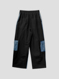 Reverse Cargo Denim Pants (denim&nylon)