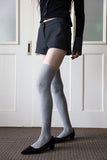 Ban high over ribbed knee socks