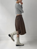 Ria Ribbed Layered T-Shirt