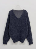 Pastel Haji V-neck Loose Fit Knit