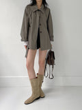Edith Belt Suede Boots