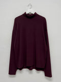 [unisex] Mochi Warmer Overfit Turtleneck T-shirt