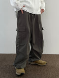 Nylon Cozy Cargo Pants