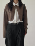 Lauren Crop Bolero Knit Cardigan