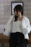 Fluffy Mongle Fur Cardigan