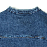 Vintage Non Collar Denim Jacket