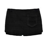 Corduroy Folding Micro Shorts