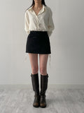 Seller Suede Mini Skirt