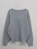 Pastel Haji V-neck Loose Fit Knit