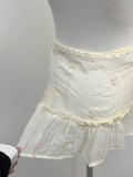 Frill Layered Wrap Skirt