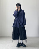 Drop Strap Bermuda Pants
