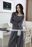 Double layered round tee