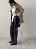 Chief Wrap Ribbed Bootcut Pants
