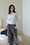 Bell strap shoulder tee