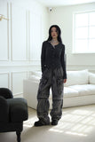 Pulli ribbed shirring tee